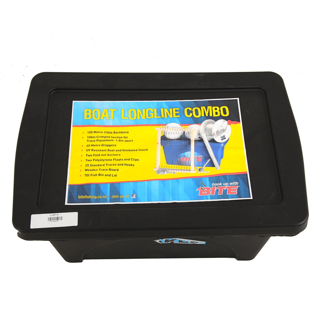 Bite Boat Longline Set with Bin