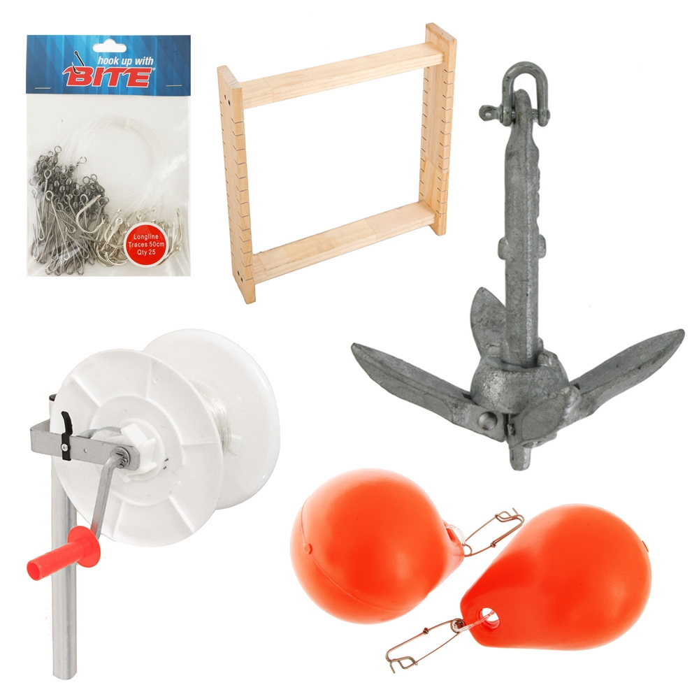 Bite Boat Longline Set with Bin
