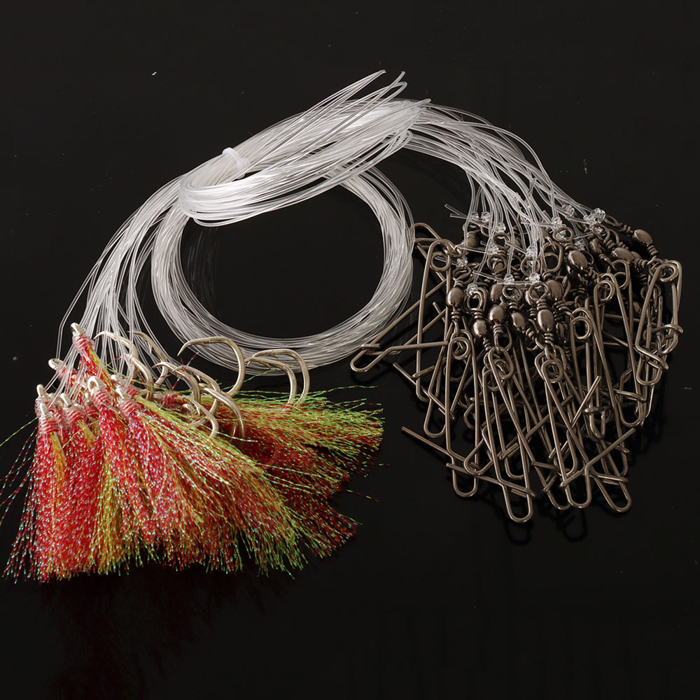 Bite Longline Flasher Traces 82cm Qty 25