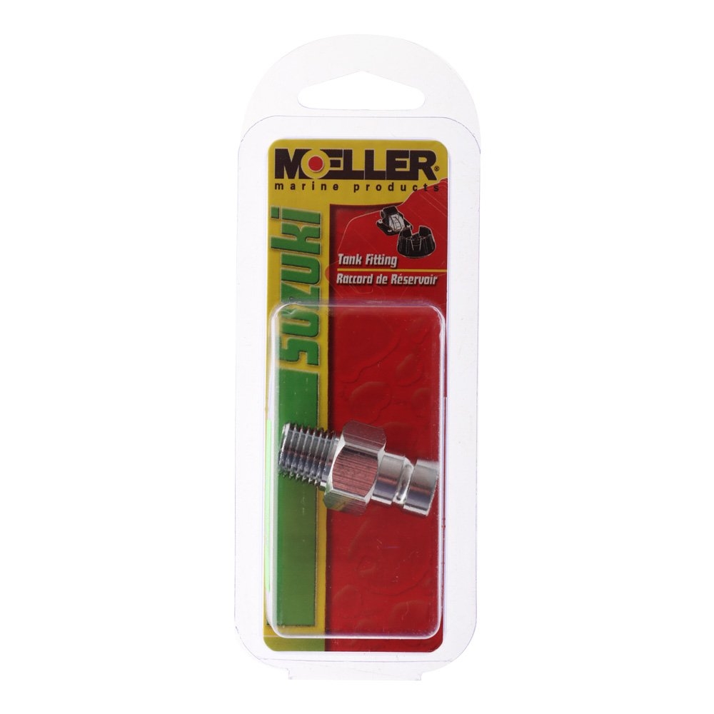 Moeller 033503-10 Suzuki Large Male Tank Outlet for Outboards 75HP and up NPT Thread 1/4''