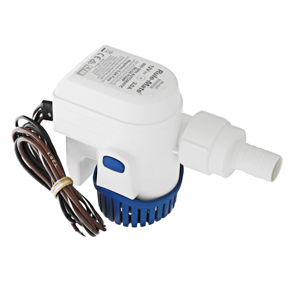 Rule-Mate RM800B 800GPH Automatic Submersible Bilge Pump 12V