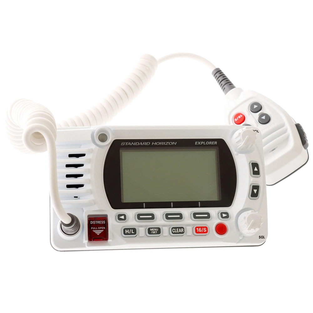 Standard Horizon Explorer GX1800GW GPS Marine VHF Radio White 25W Standard Horizon Explorer GX1800GW GPS Marine VHF Radio White 25W
