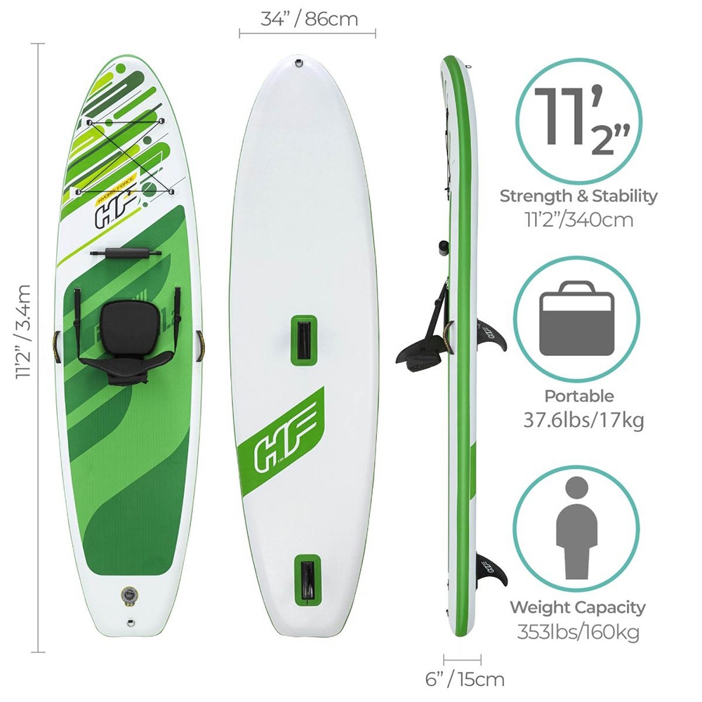 Hydro-Force Freesoul Tech Stand Up Paddle Board 11ft 2in
