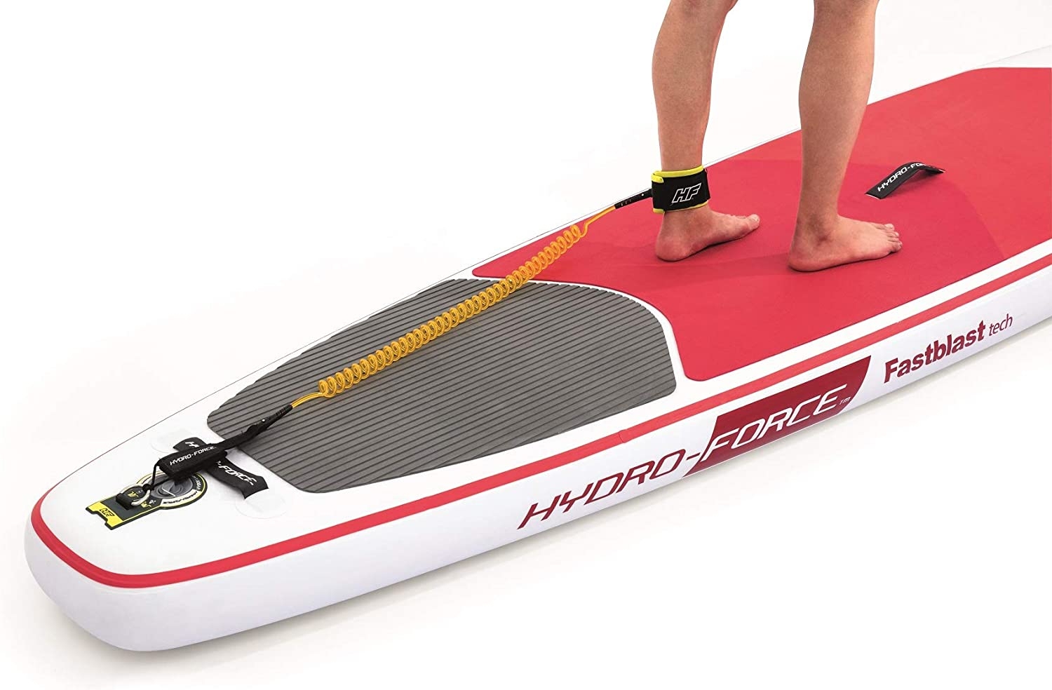 Hydro-Force Fastblast Tech Inflatable Stand Up Paddle Board with Leash and Backpack 12ft 6in - Returned items