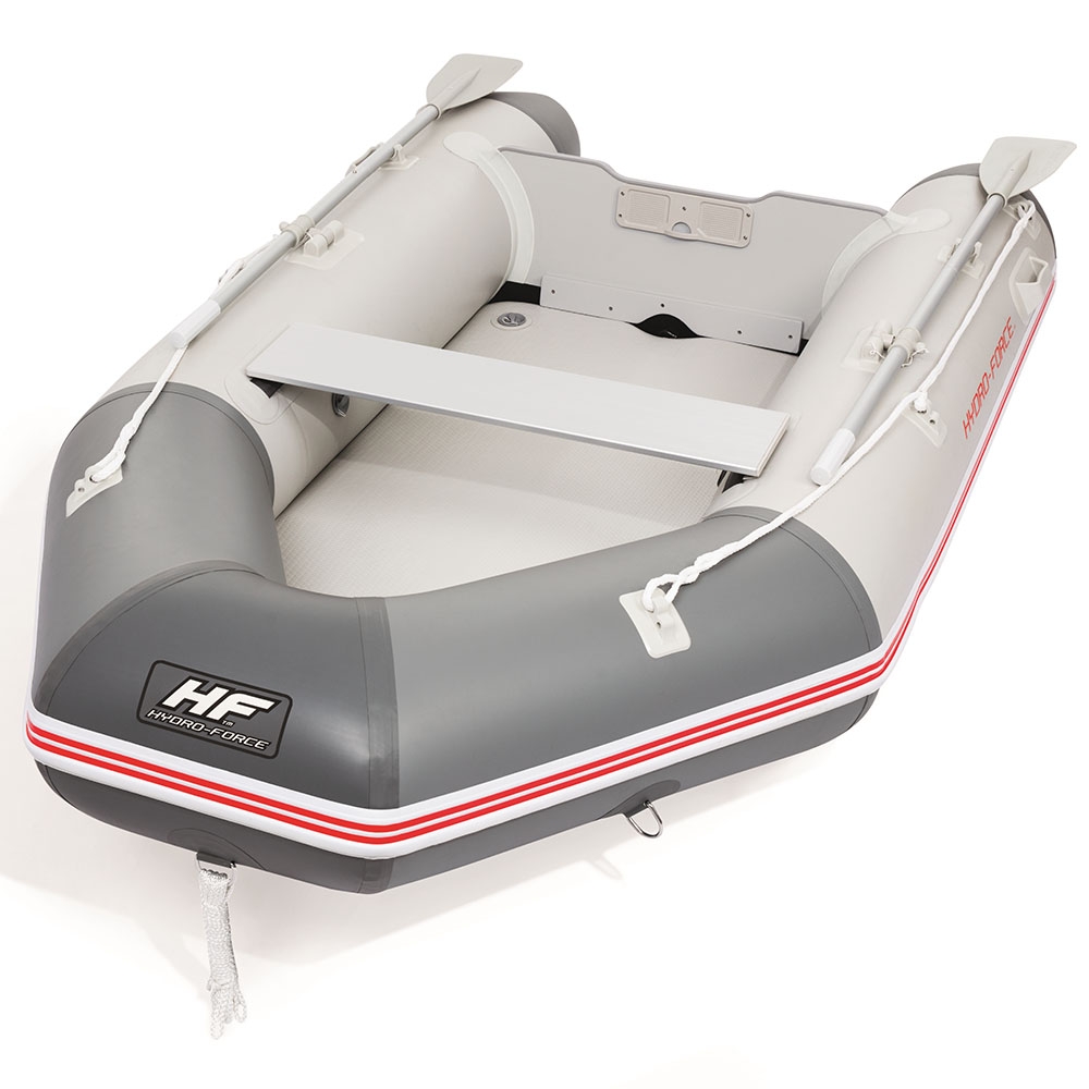 Hydro-Force Caspian Pro Rigid Air Deck 3-Person Inflatable Boat incl Oars and Pump 9ft 2in