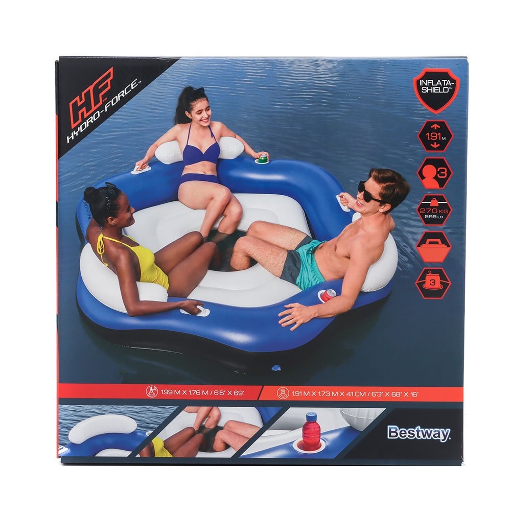 Bestway CoolerZ 3-Person Inflatable Island Tube