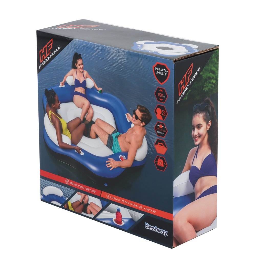 Bestway CoolerZ 3-Person Inflatable Island Tube