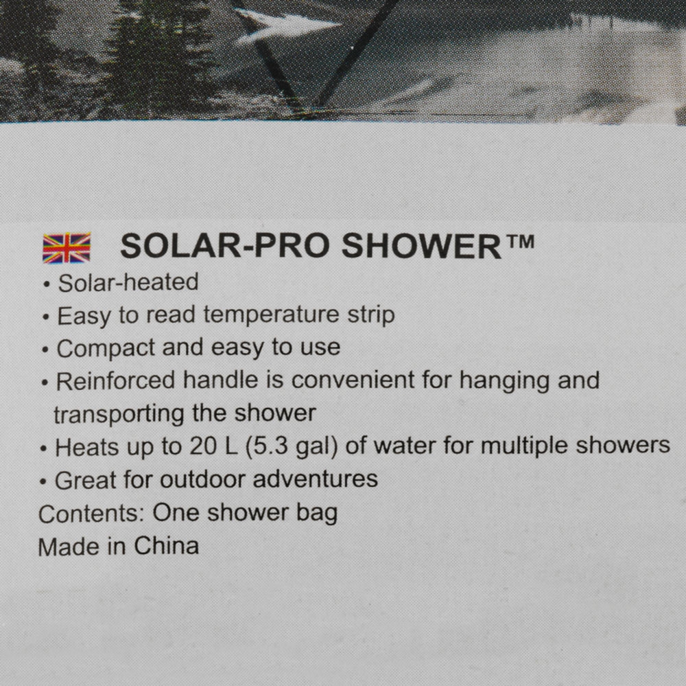 PAVILLO Solar-Pro Shower 20L