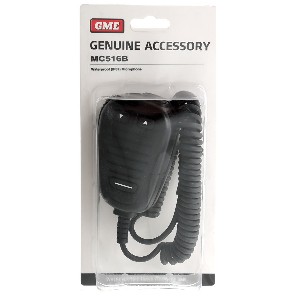 GME MC516B IPX7 Microphone Black