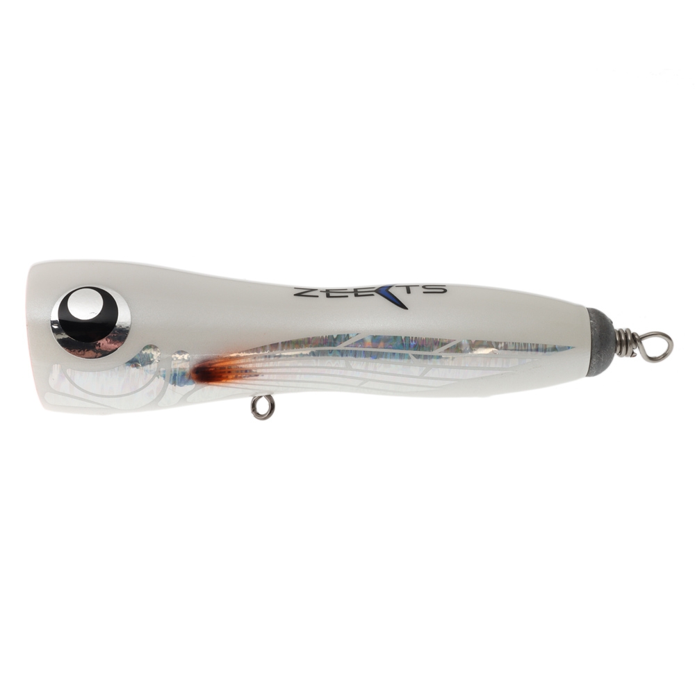 Zeets Popper Lure 200mm 140g Grey White
