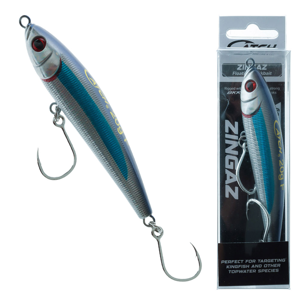 Catch Zingaz Floating Stickbait 120mm 20g Ballistic Blue