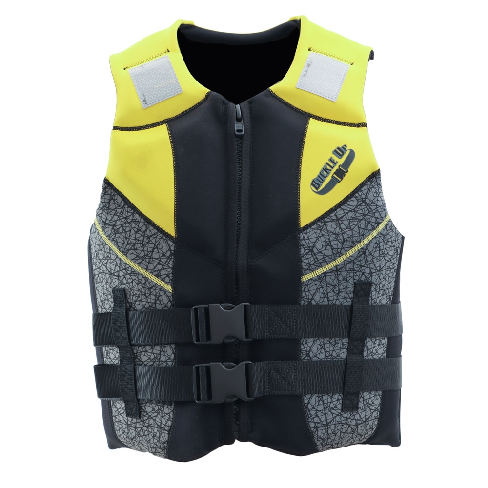 Ron Marks Super Soft Neoprene L50 Mens PFD Life Vest Yellow M