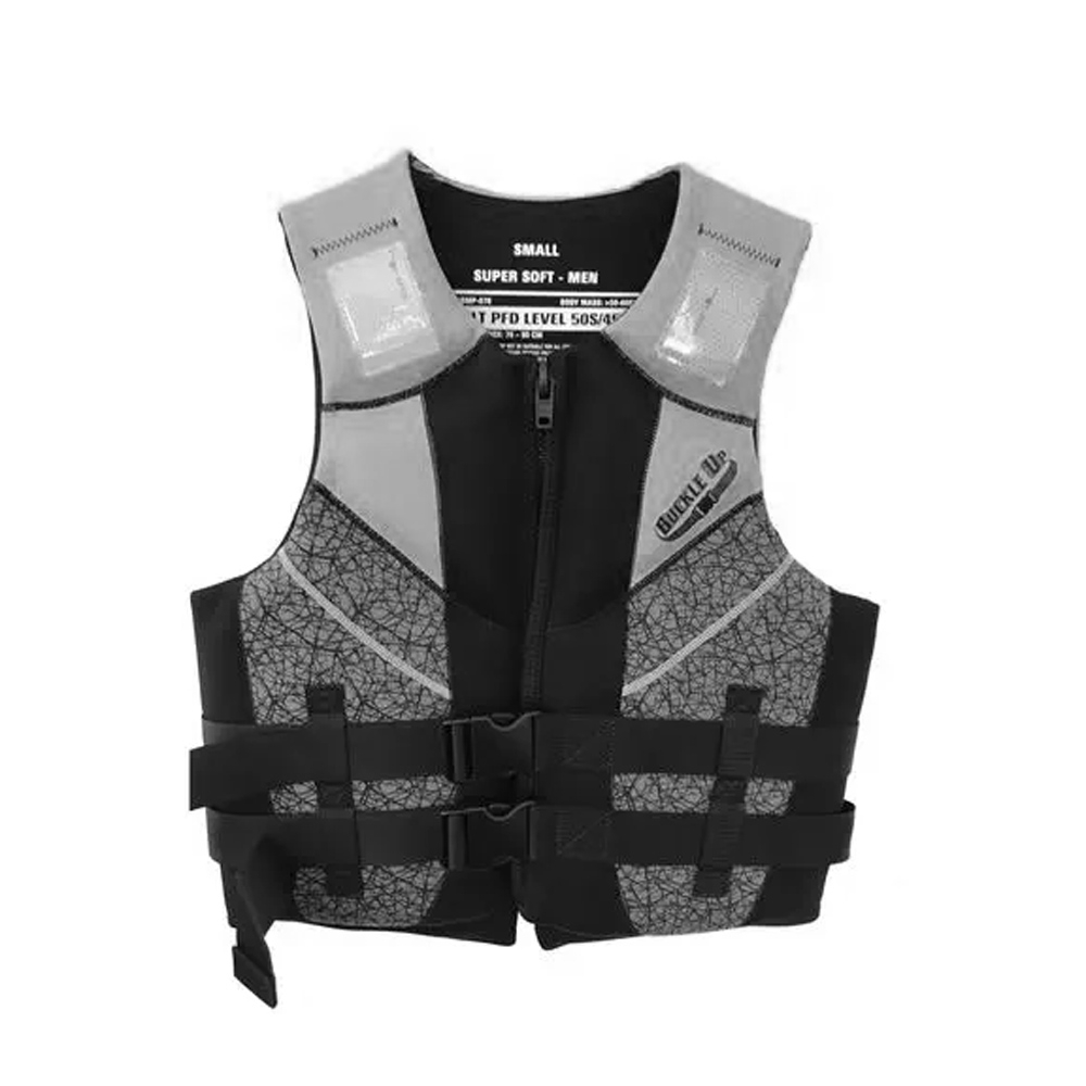 Ron Marks Super Soft Neoprene L50 Mens PFD Life Vest Grey L