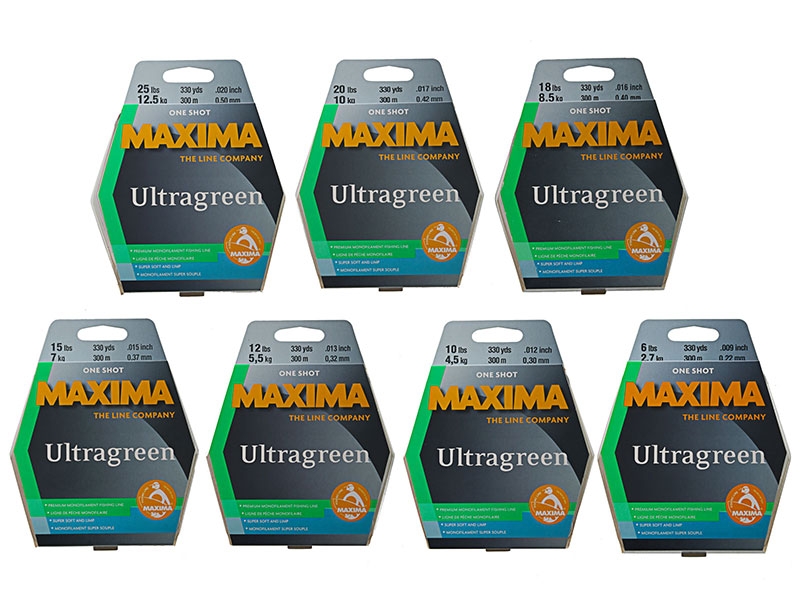 Maxima Ultragreen Monofilament 300m