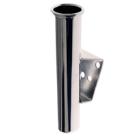 Manta 316 Polished Stainless Side Mount Rod Holder Modular Angled Thumbnail Manta 316 Polished Stainless Side Mount Rod Holder Modular Angled