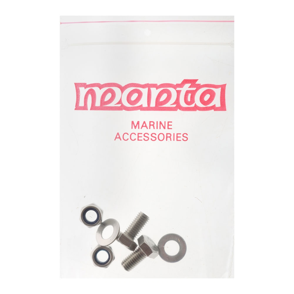 Manta 316 Polished Stainless Side Mount Rod Holder Modular Angled