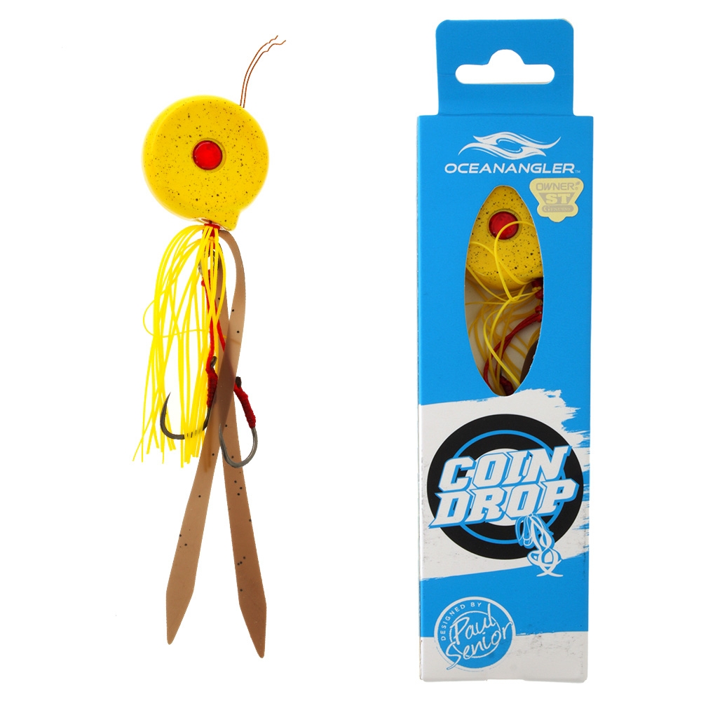 Ocean Angler Coin Drop Slider Lure 100g Bruised Banana