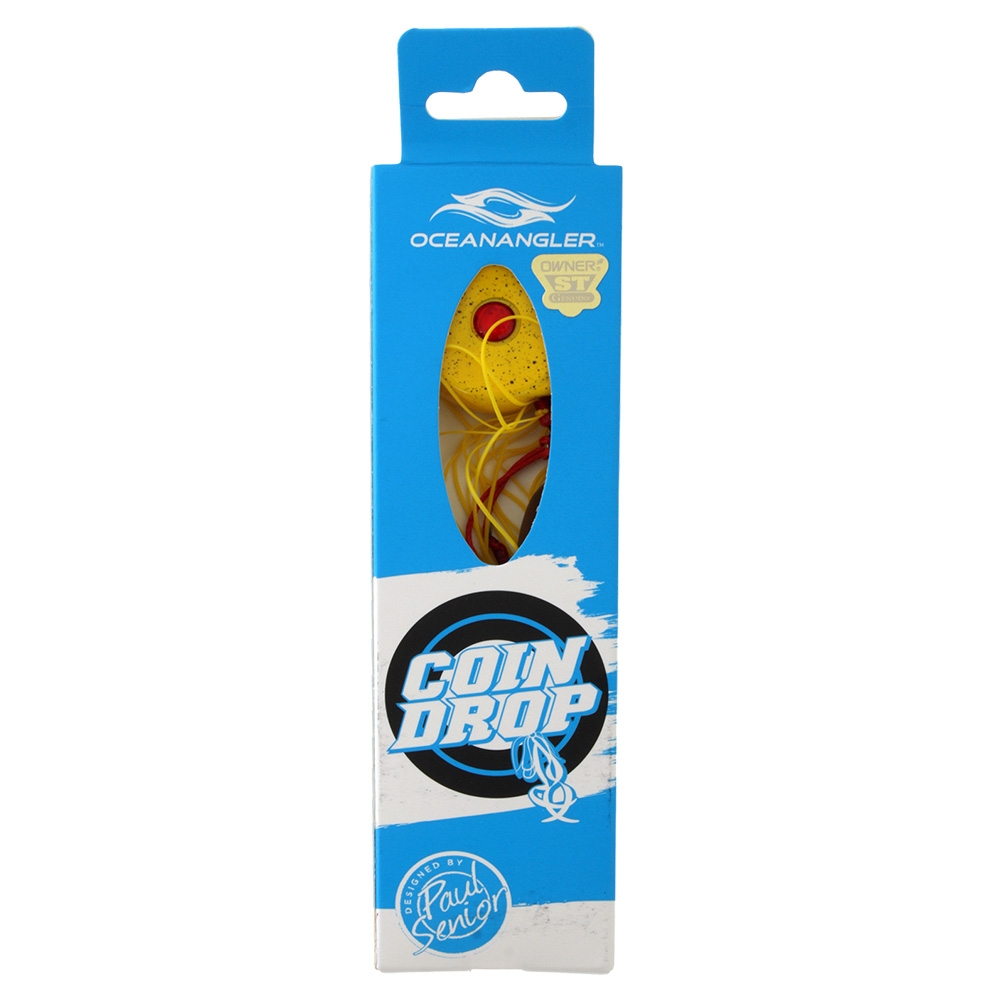 Ocean Angler Coin Drop Slider Lure 180g Bruised Banana