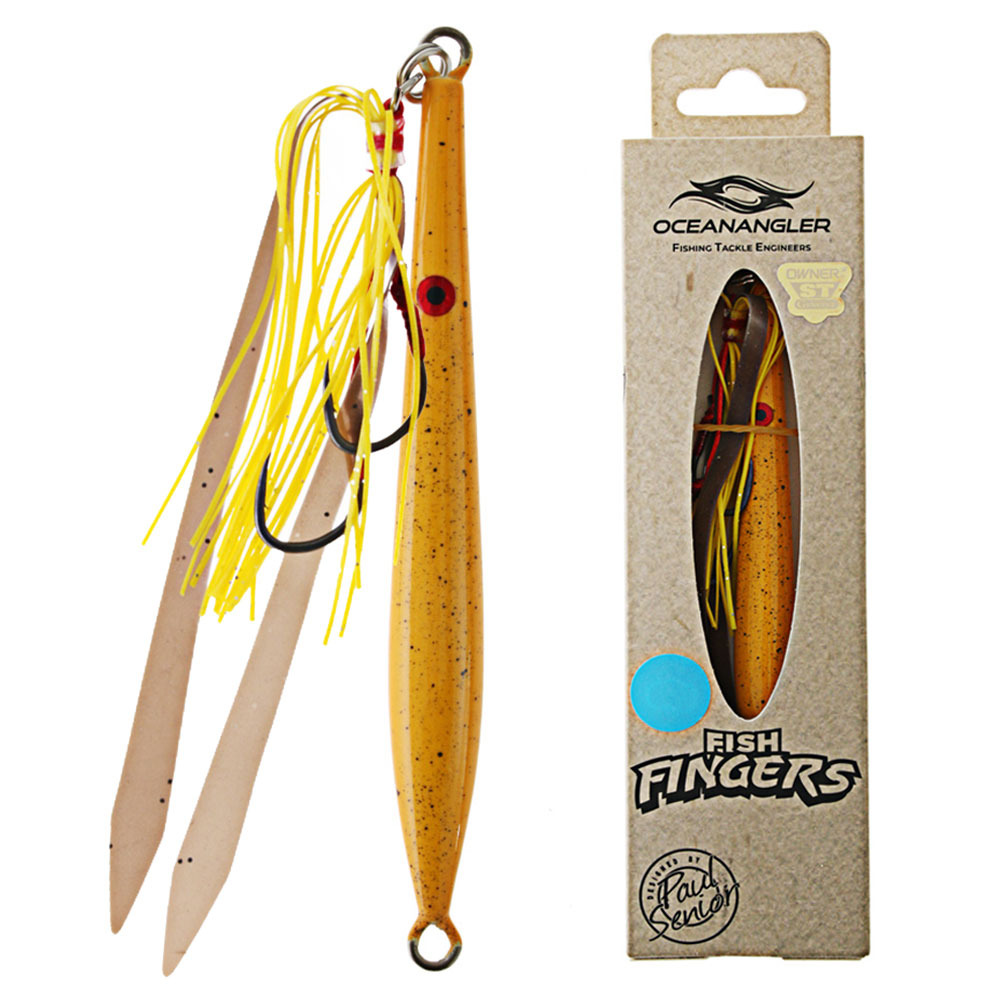 Ocean Angler Fish Fingers Jig 60g Bruised Banana