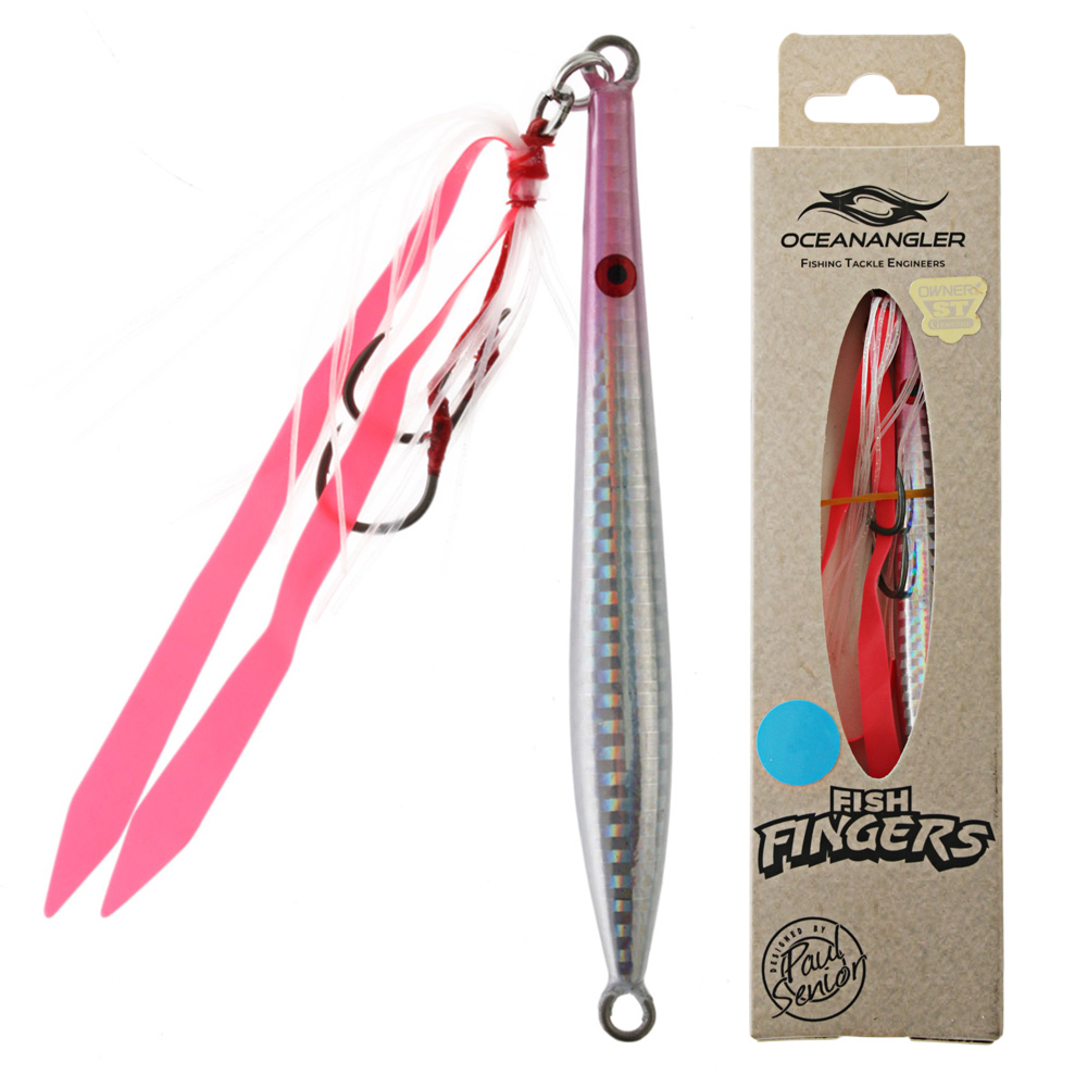 Ocean Angler Fish Fingers Jig 60g Pink Silver
