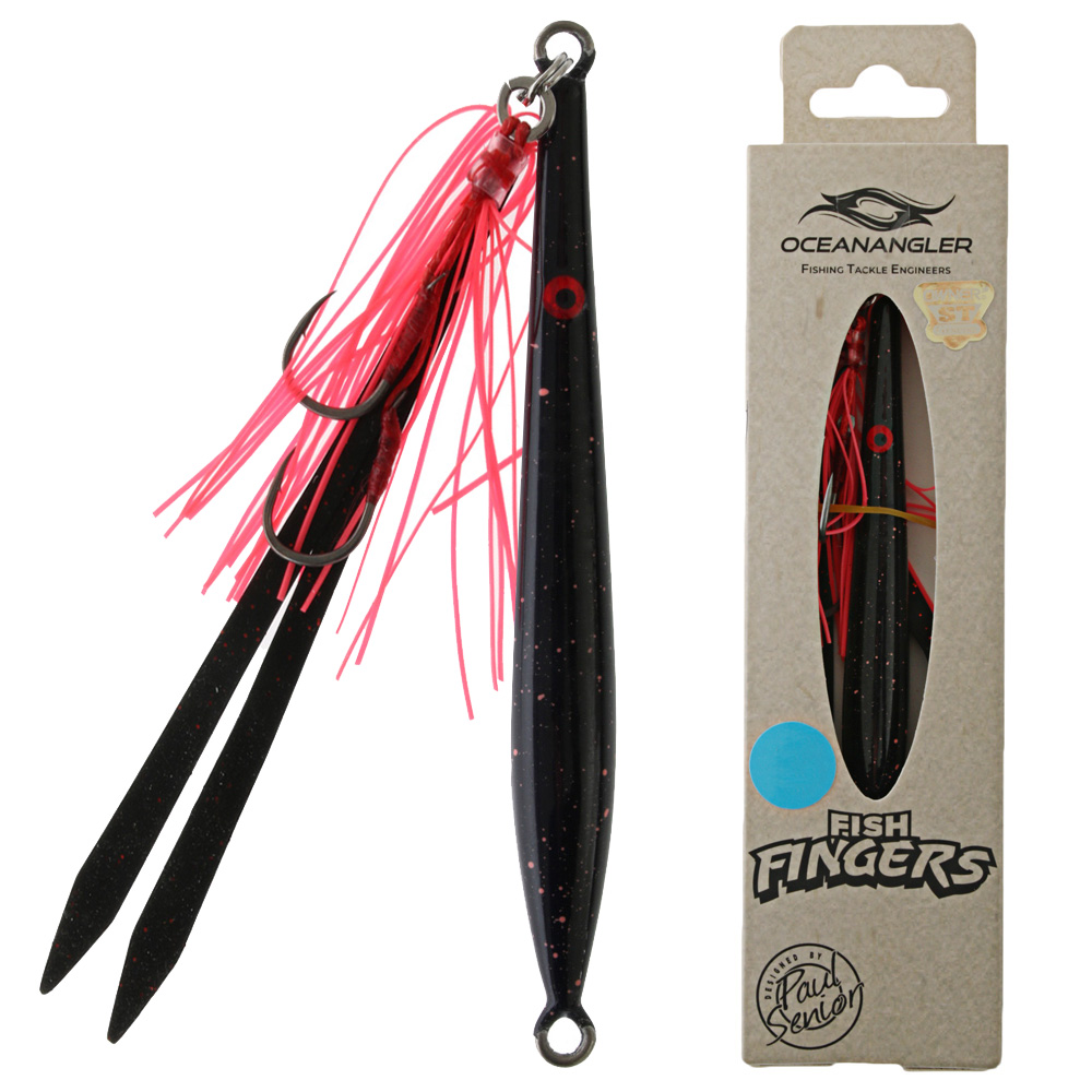 Ocean Angler Fish Fingers Jig 60g Black Pink