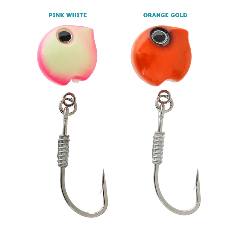 Ocean Angler Cyclops V2 Softbait Rig 120g Pink White 7/0