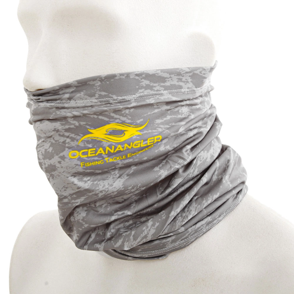Ocean Angler Neck Gaiter / Headwear Silver Ocean Angler Neck Gaiter / Headwear Silver