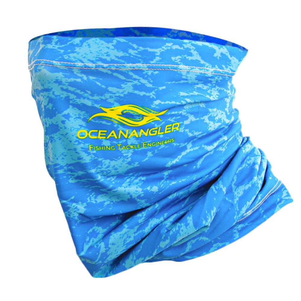 Ocean Angler Neck Gaiter / Headwear Aqua Blue