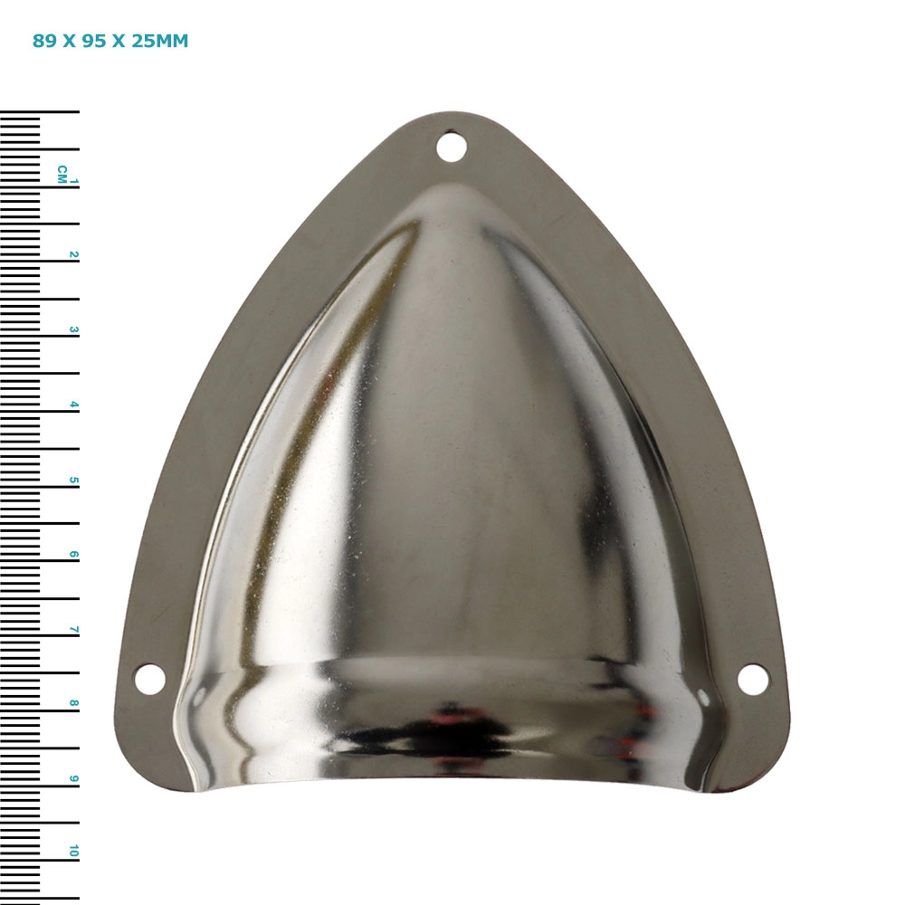 Stainless Vent Scoop - Covers Entries Stainless Vent Scoop - Covers Entries