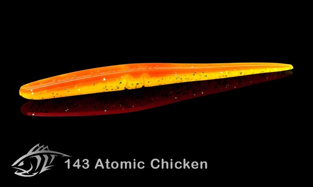 Lunker City Slug-Go Soft Bait 19cm Qty 5 Atomic Chicken