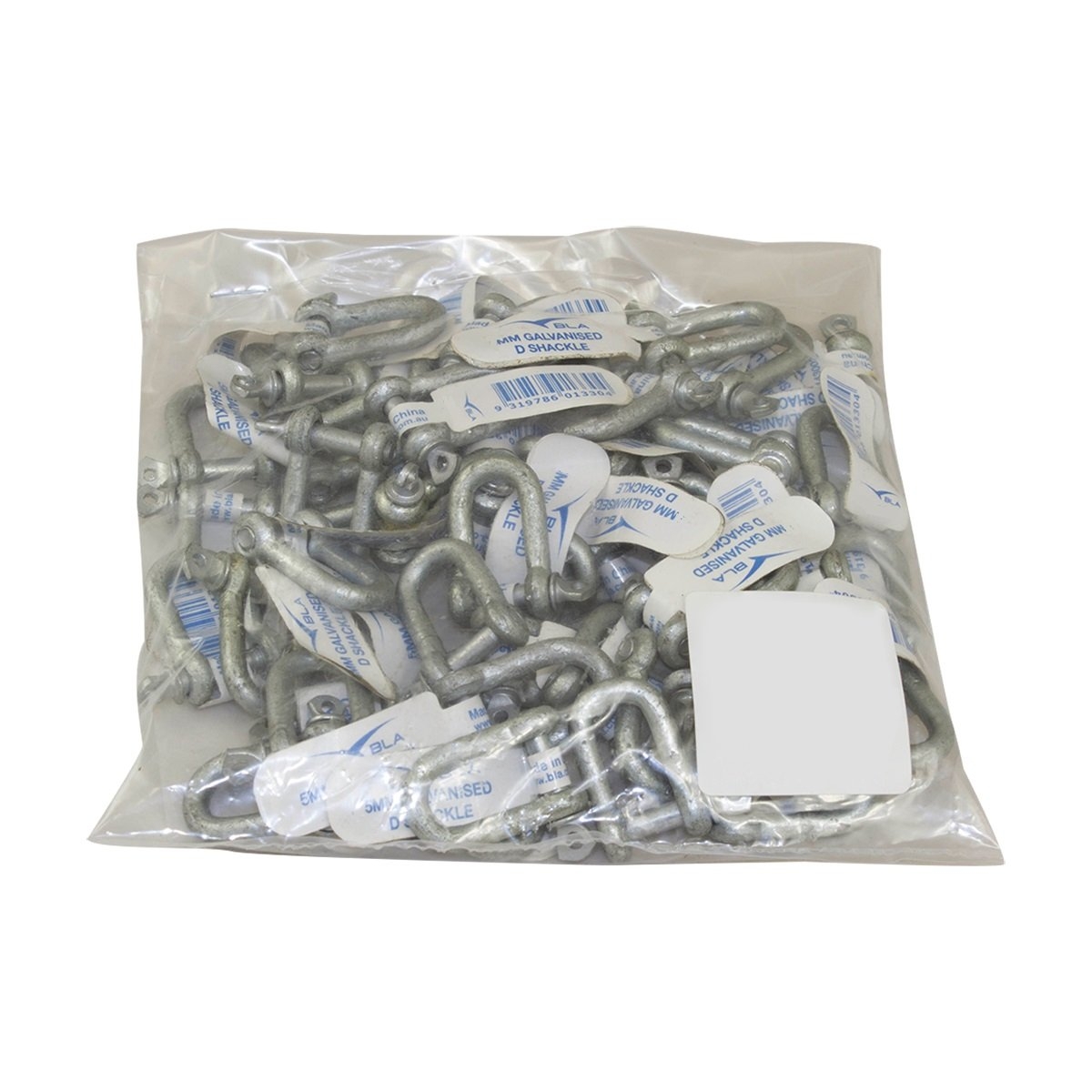 BLA D Shackle - Galvanised 13mm Qty 50