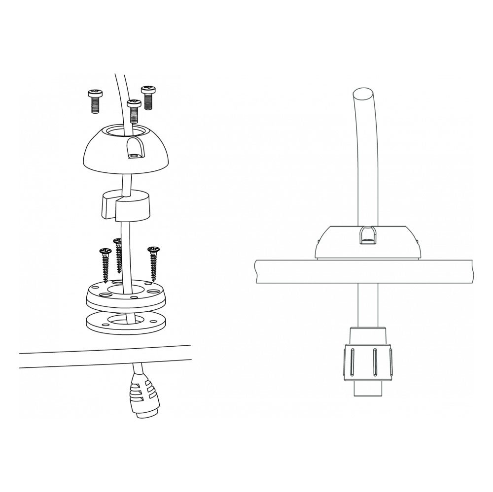 Scanstrut DS16-P-BLK Vertical Cable Seal 2-8mm Black
