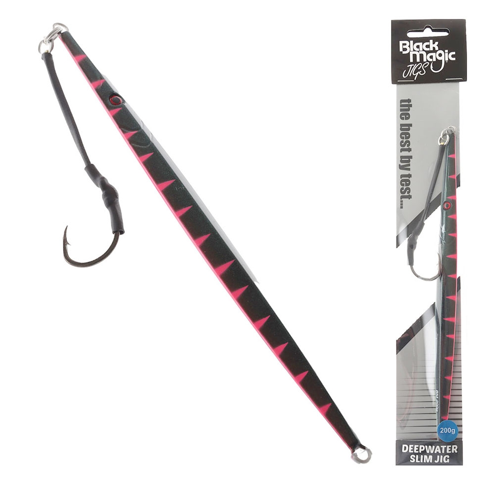 Black Magic Deepwater Slim Jig 200g Night Rider