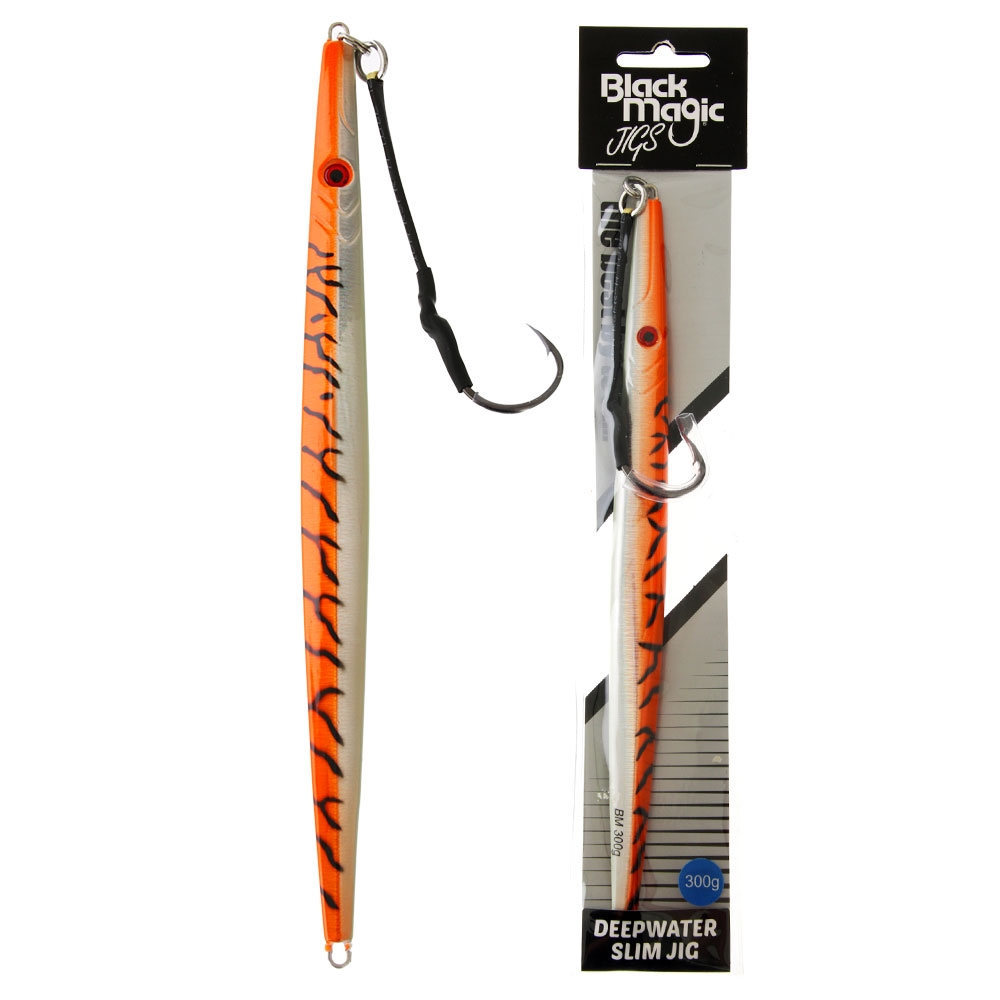 Black Magic Deepwater Slim Jig 300g Fiery Tiger