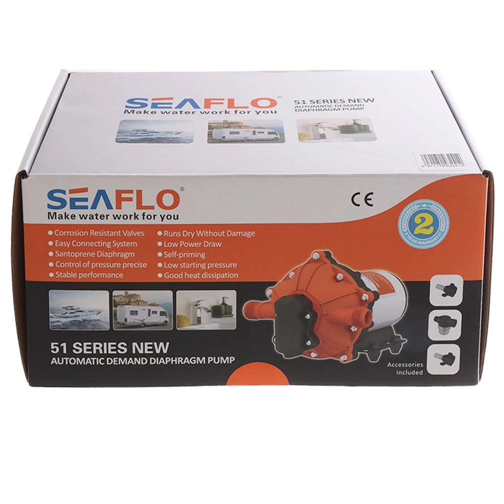Buy Seaflo 5 Chamber DC Diaphragm Pump 18.9LPM 60PSI 12V online at