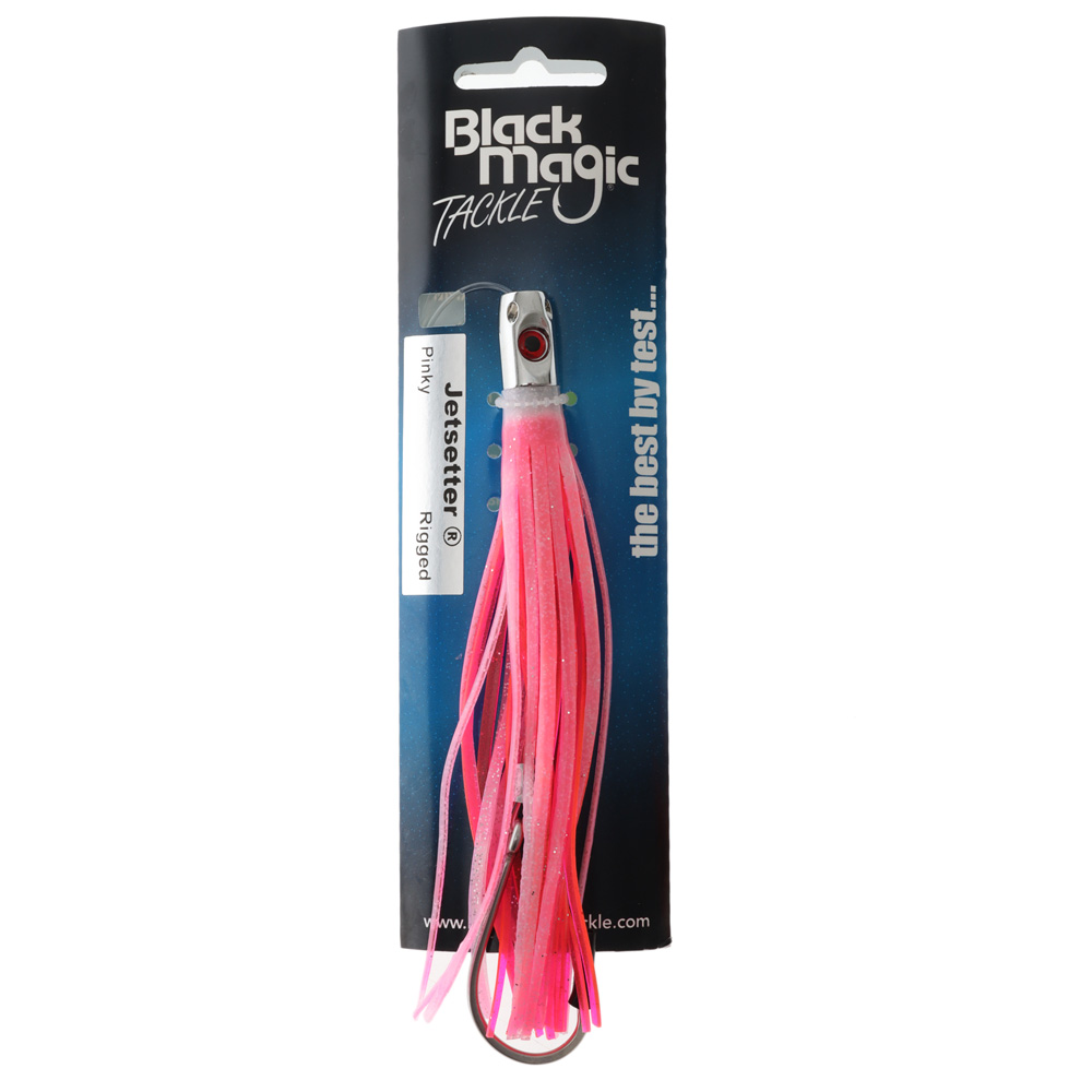 Black Magic Jetsetter Lure Single Rigged 150mm Pinky