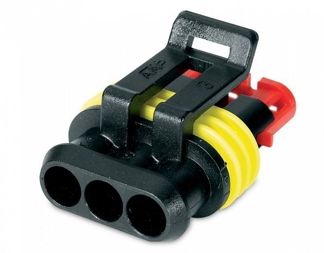 Hella Marine Super Seal Connector 3 Pole Plug Qty 3