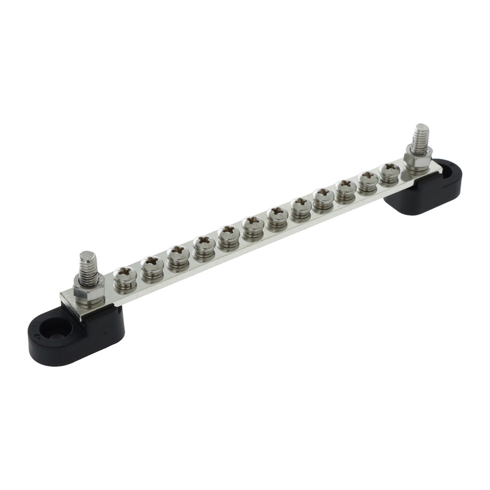 BEP 12-Way Bus Bar with 2 Input Studs and Cover 100A