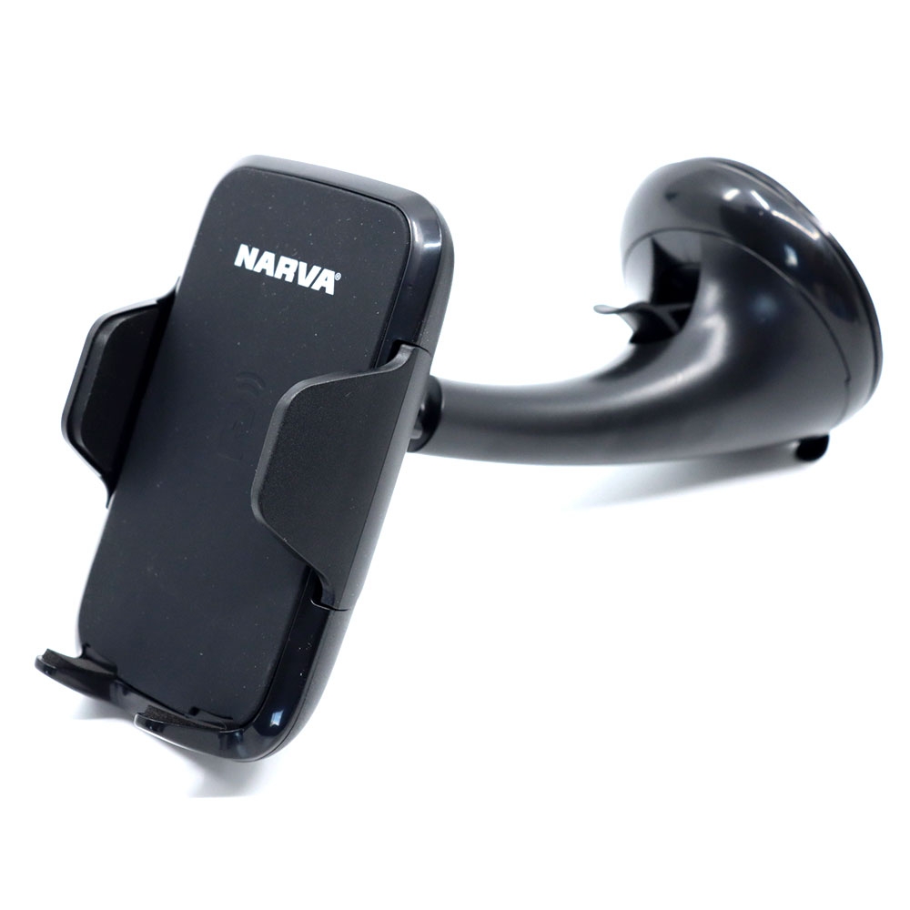NARVA Wireless Charging Suction Mount Phone Holder
