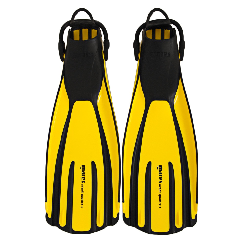 Mares Avanti Quattro + Dive Fins Reflex Yellow