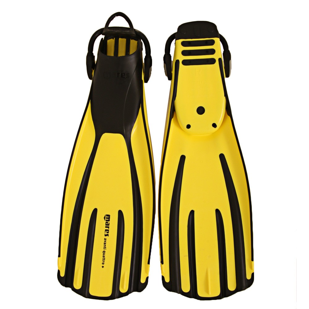 Mares Avanti Quattro + Dive Fins Reflex Yellow