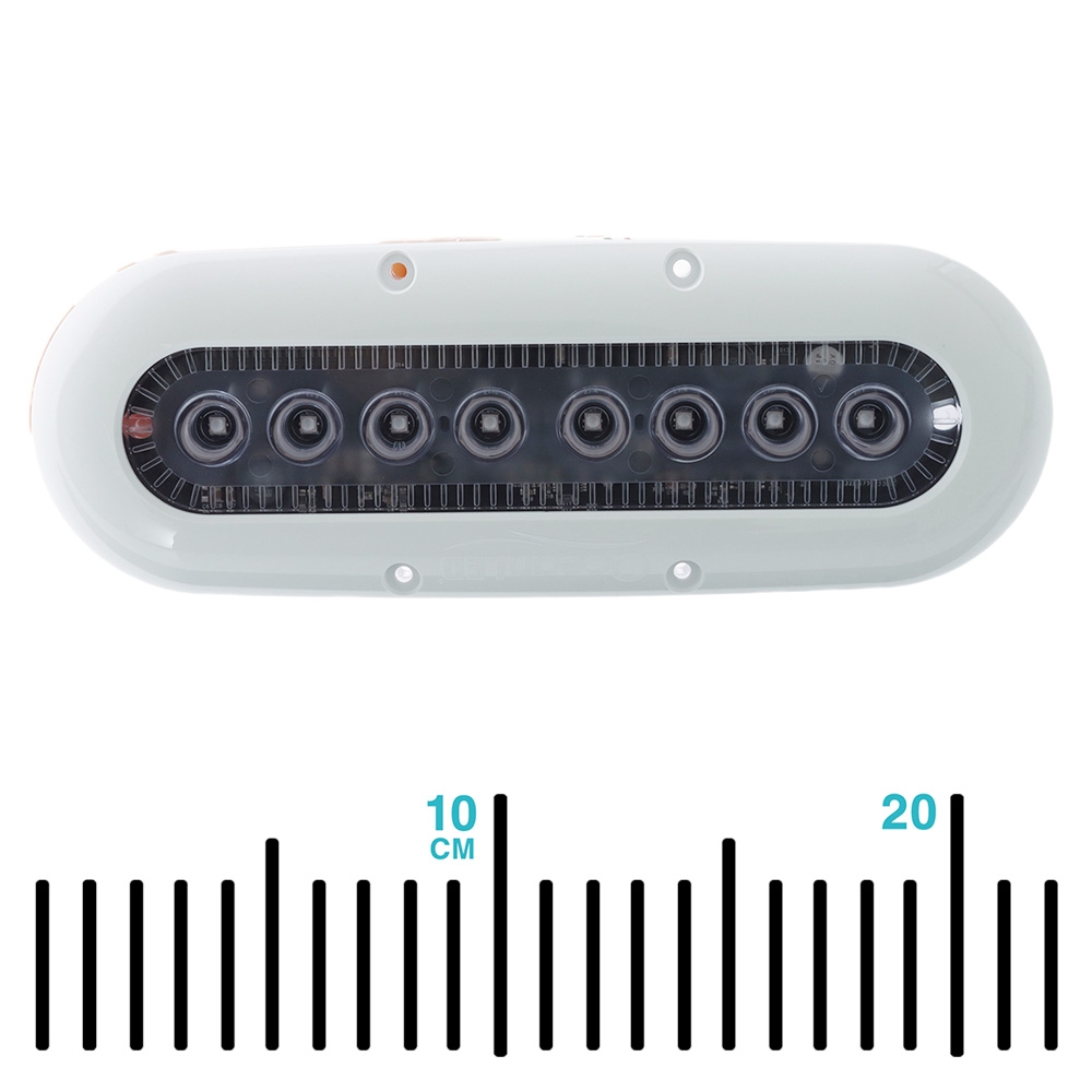 OceanLED X-Series X8 LED Underwater Light Midnight Blue 2900LM 9-32v