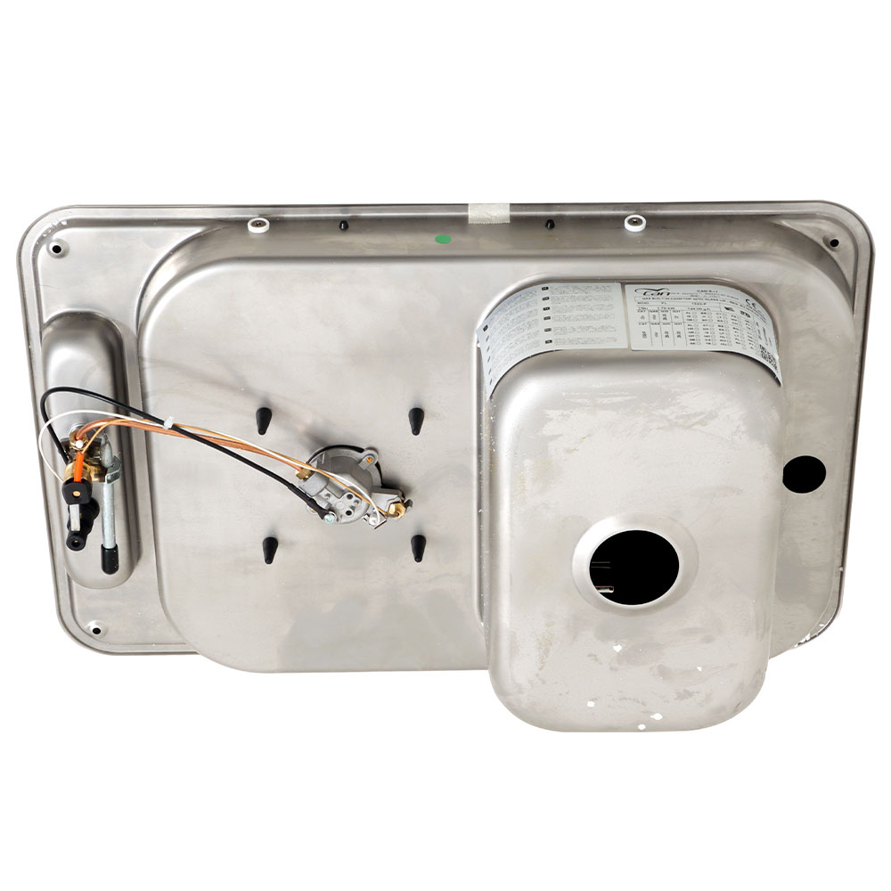 CAN Rectangular Gas Hob and Right-Hand Sink Combo