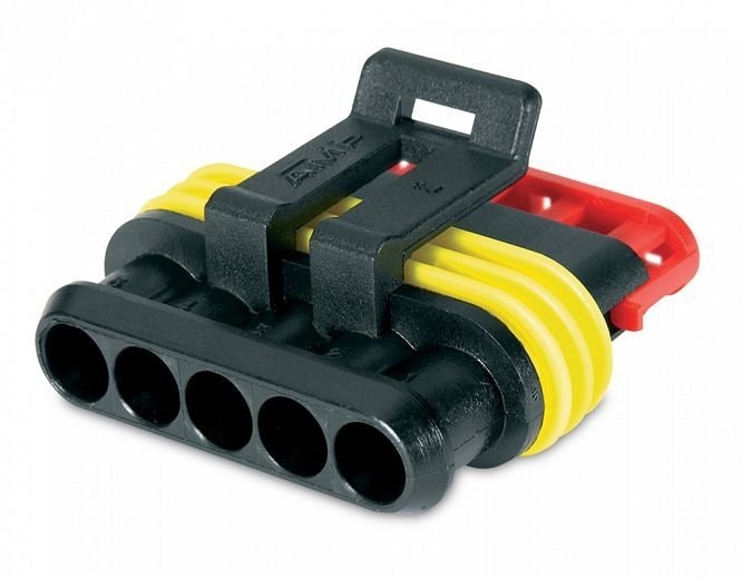 Hella Marine Super Seal Connector 5 Pole Plug Qty 2