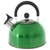 Stainless Steel Whistling Kettle with Foldable Handle 2.5L Green