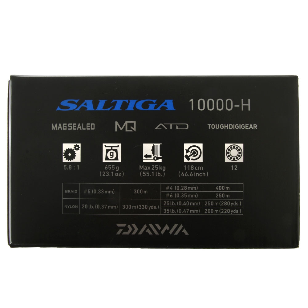Daiwa 20 Saltiga (G) 10000-H Spinning Reel
