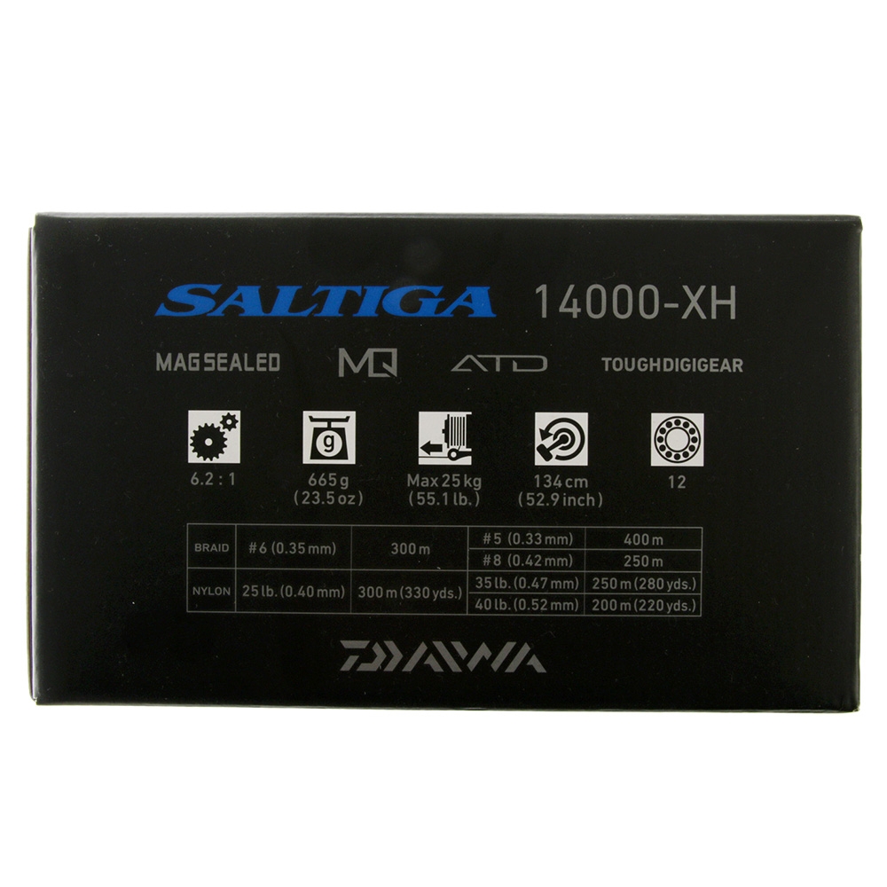 Daiwa 20 Saltiga (G) 14000-XH Spinning Reel