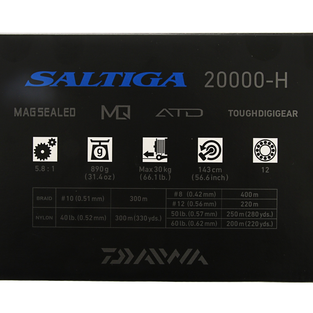 Daiwa Saltiga 20000-H Premium Spinning Reel