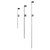 Nacsan Rock Spike Rod Holder Compact 400mm