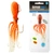 Savage Gear 3D Octopus Soft Bait Lure 70g 15cm UV Orange Glow